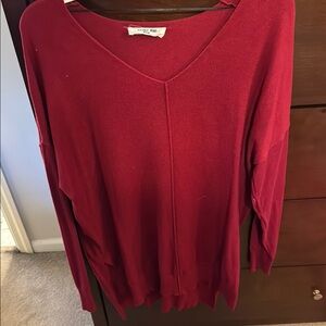 Women's Red Sweater